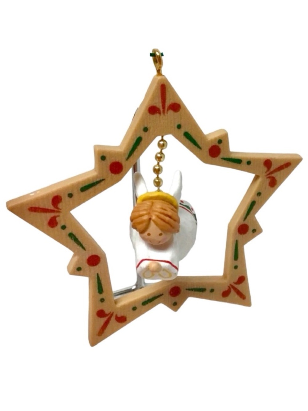 Hallmark 1988 “Starry Angel” Twirl-About Christmas Ornament